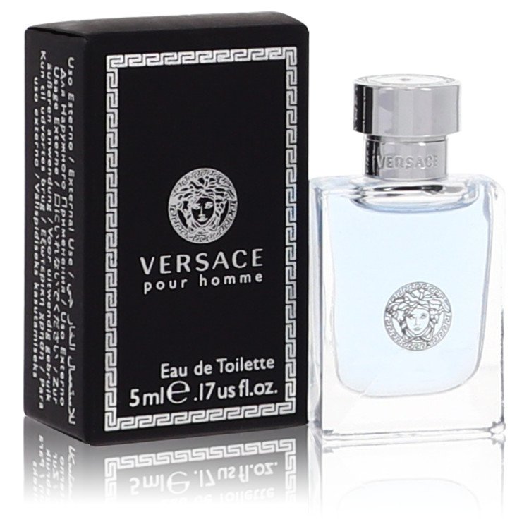 2pcs Combo Versace Pour Homme by Versace Mini EDT .17 oz for Men