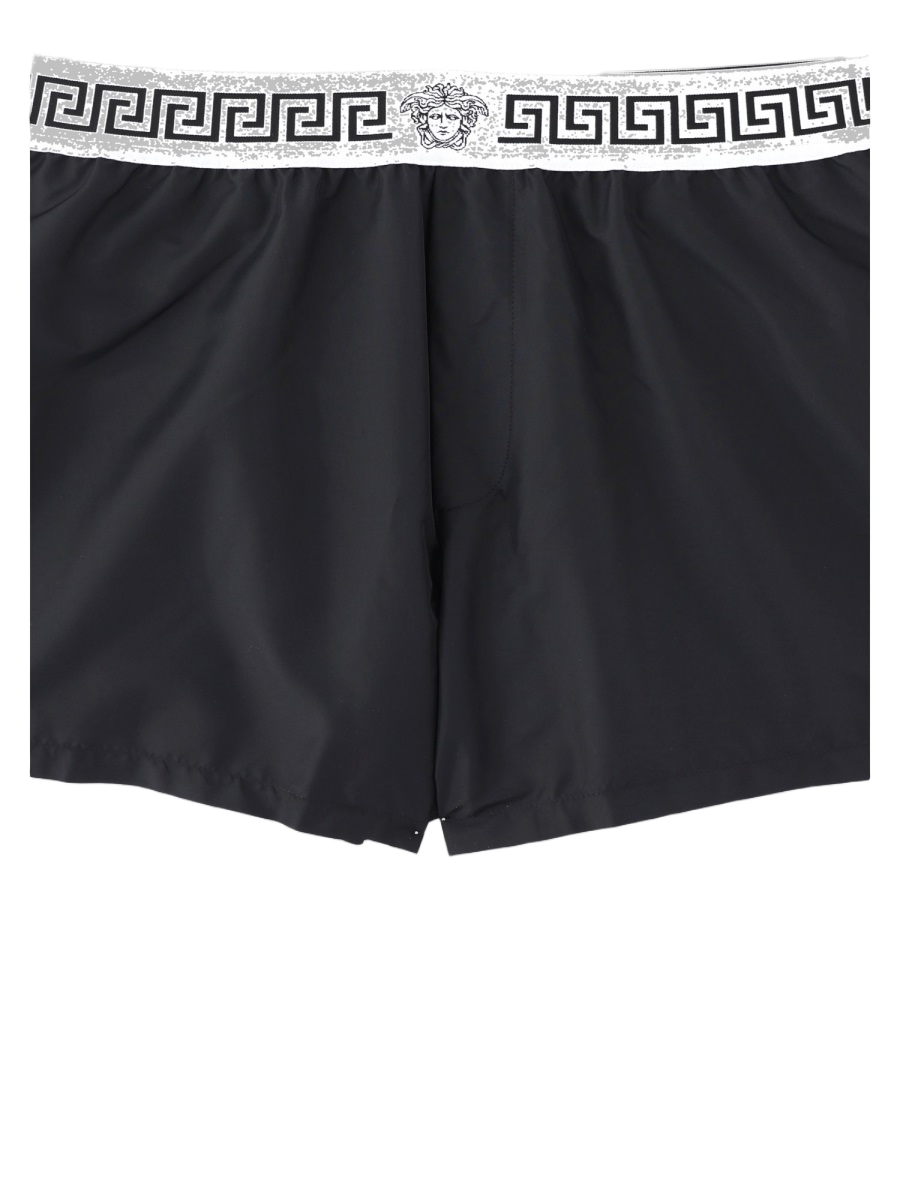 Black Greek Key Belt Underwear