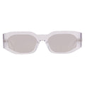 Versace Clear Mirror Silver Irregular Sunglasses VE4489U 148/8V 55