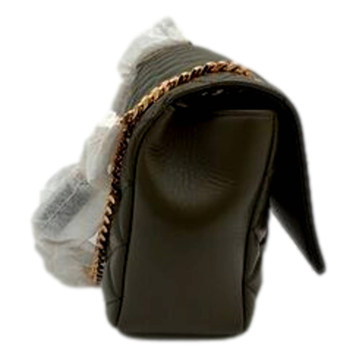 Women's La Medusa Quilted Lambskin Chain Strap Crossbody Bag In Olive Green