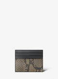 Cyrus Snake Embossed Tall Card Case