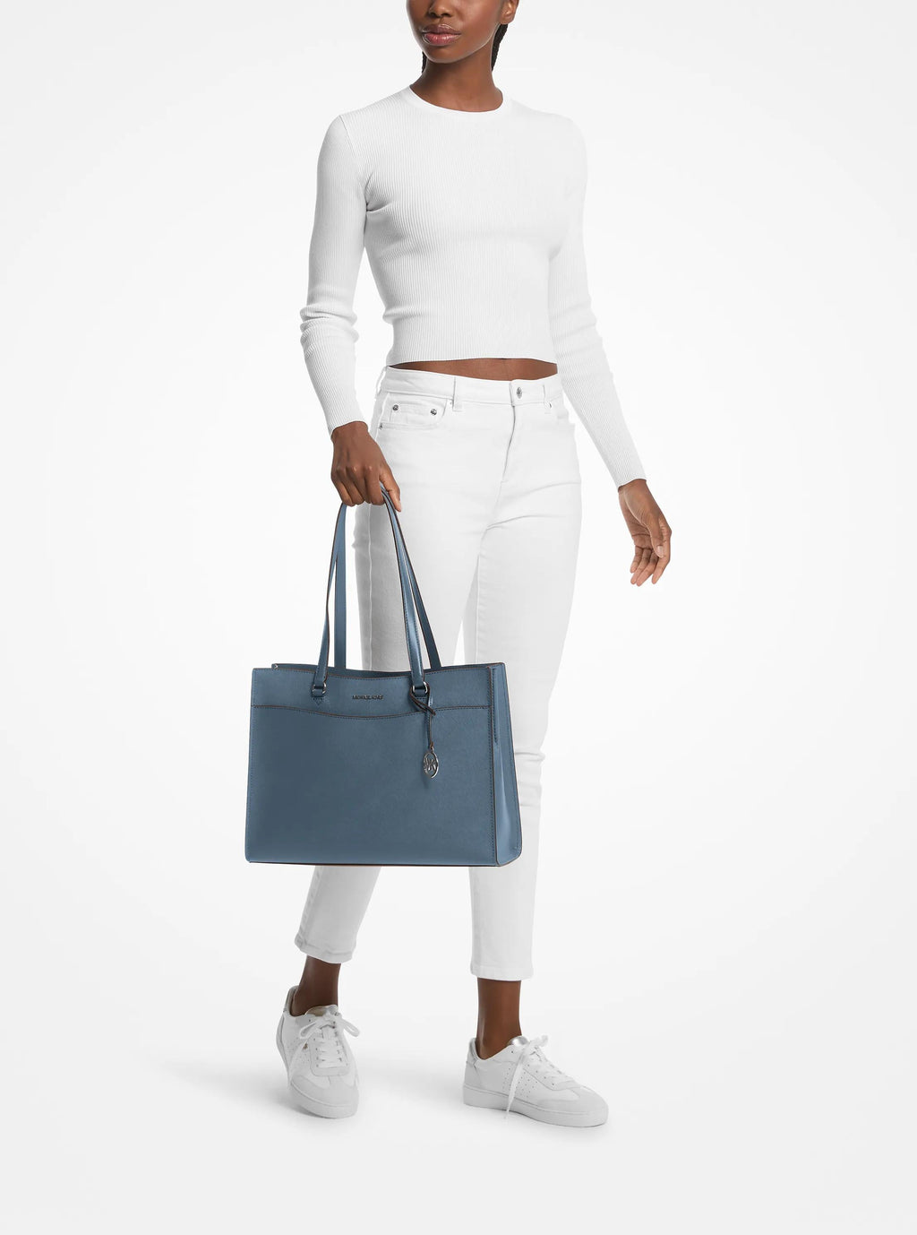 Jet Set Travel Large Saffiano Leather Tote Bag