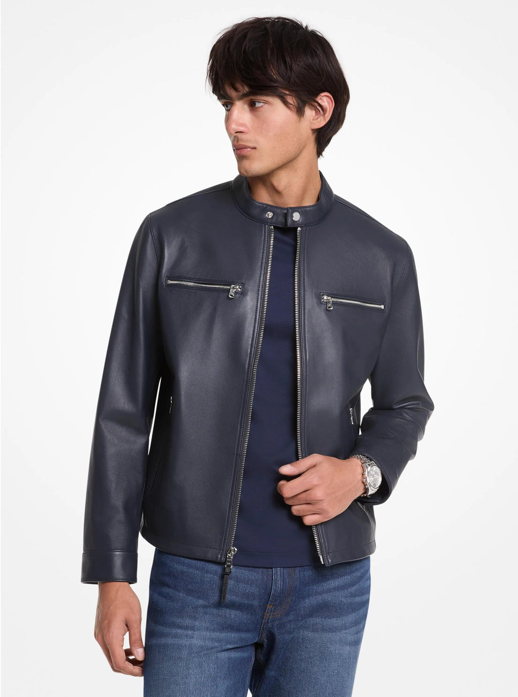 Leather Moto Jacket