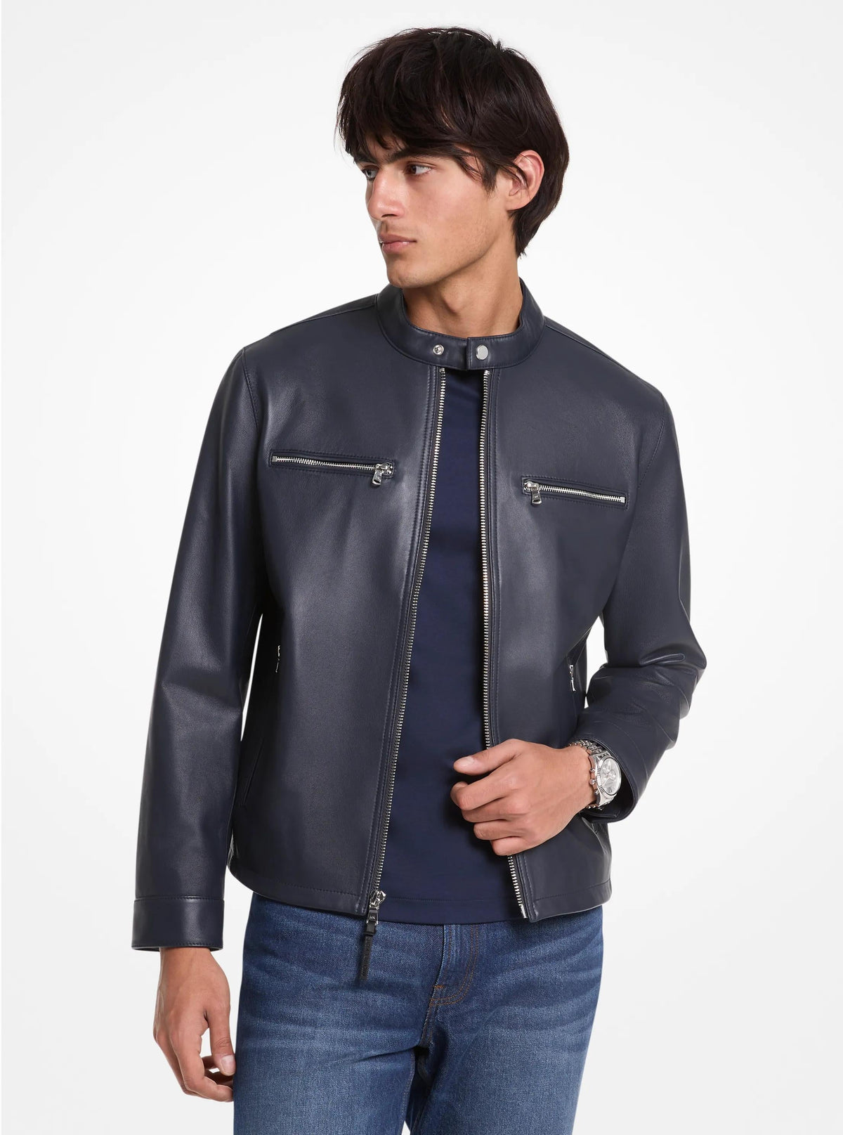 Leather Moto Jacket
