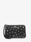 Jet Set Travel Small Floral Printed Wristlet