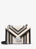 Whitney Medium Color-Block and Signature Logo Shoulder Bag