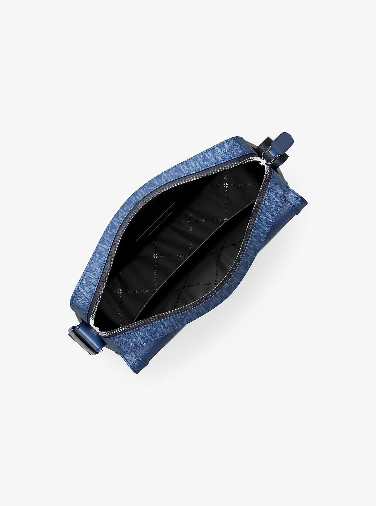 Cooper Medium Pebbled Leather and Signature Logo Camera Crossbody Bag