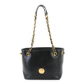 Versace Leather Handbag Shoulder Bag (Pre-Owned)