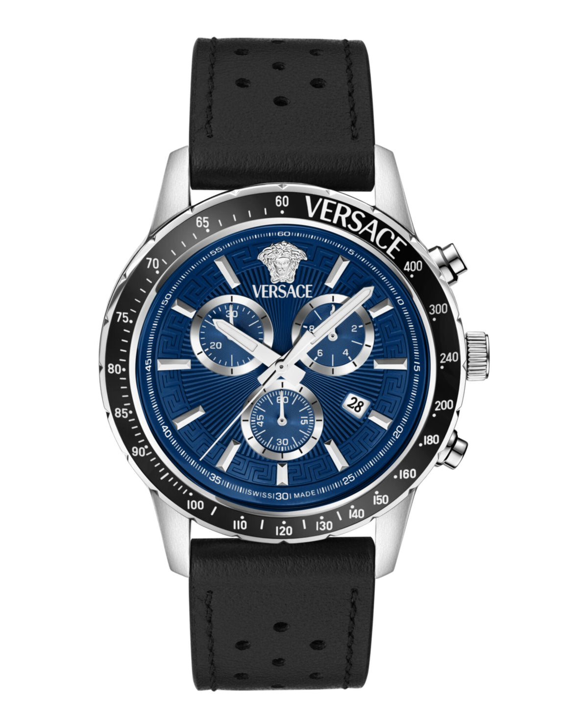 Sport Chrono Leather Watch