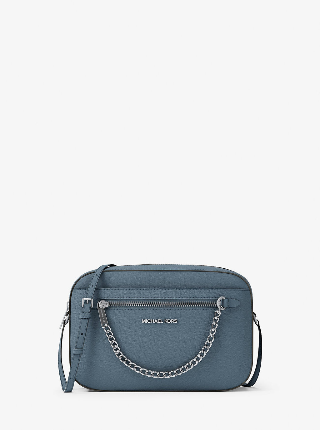 Jet Set Large Saffiano Leather Crossbody Bag