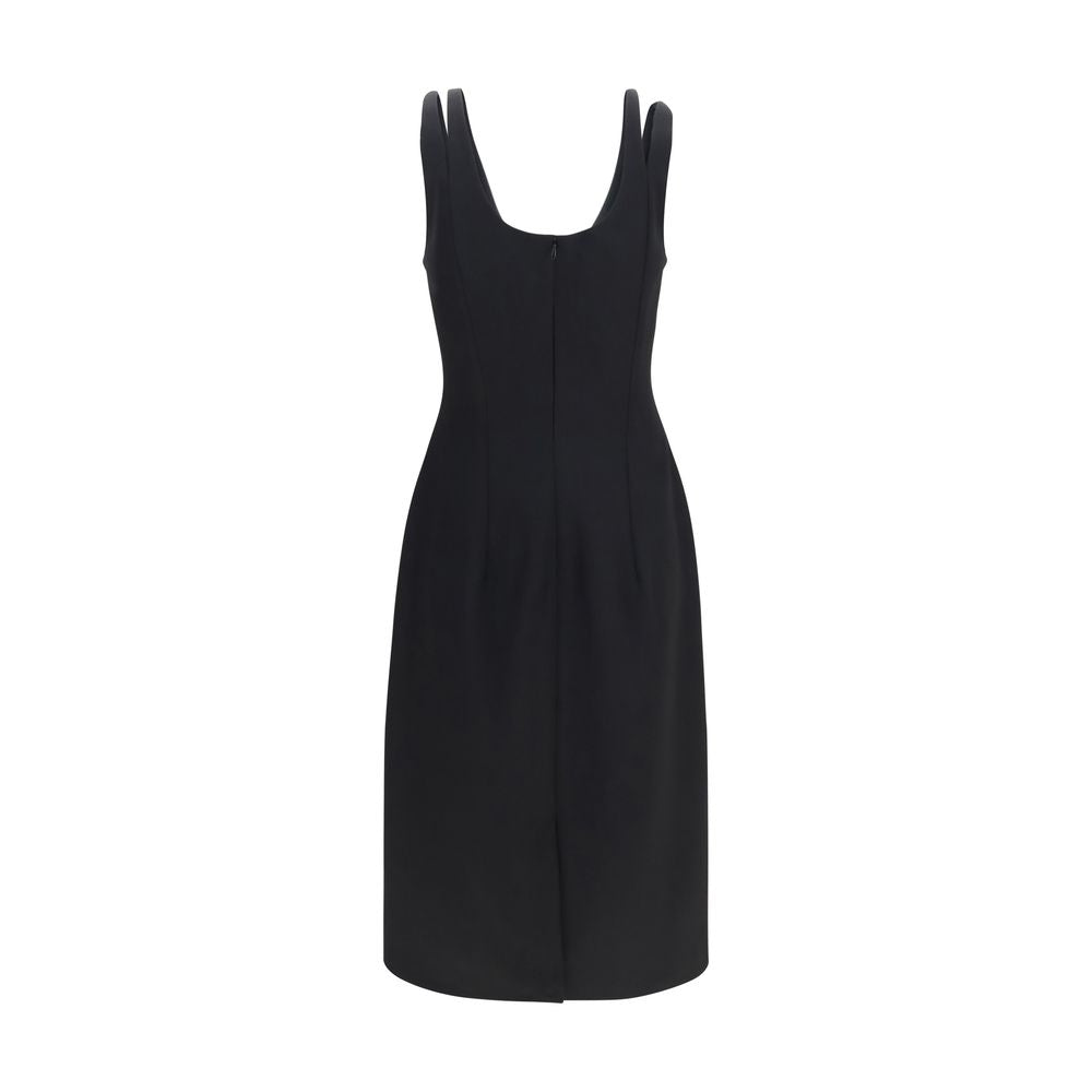 Versace Wool Oves Aries Cocktail Women's Dress