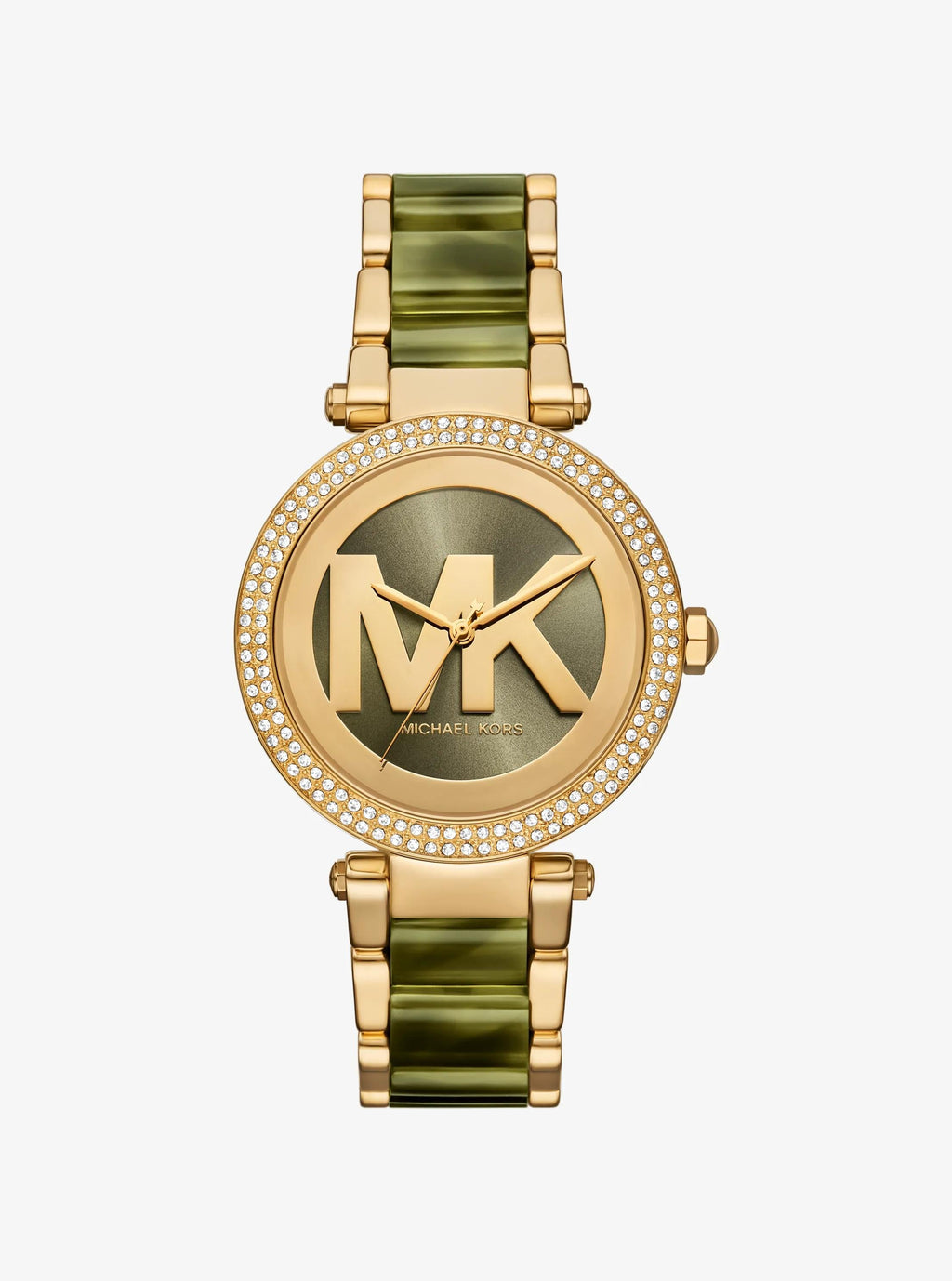 Parker Pavé Gold-Tone Acetate Watch