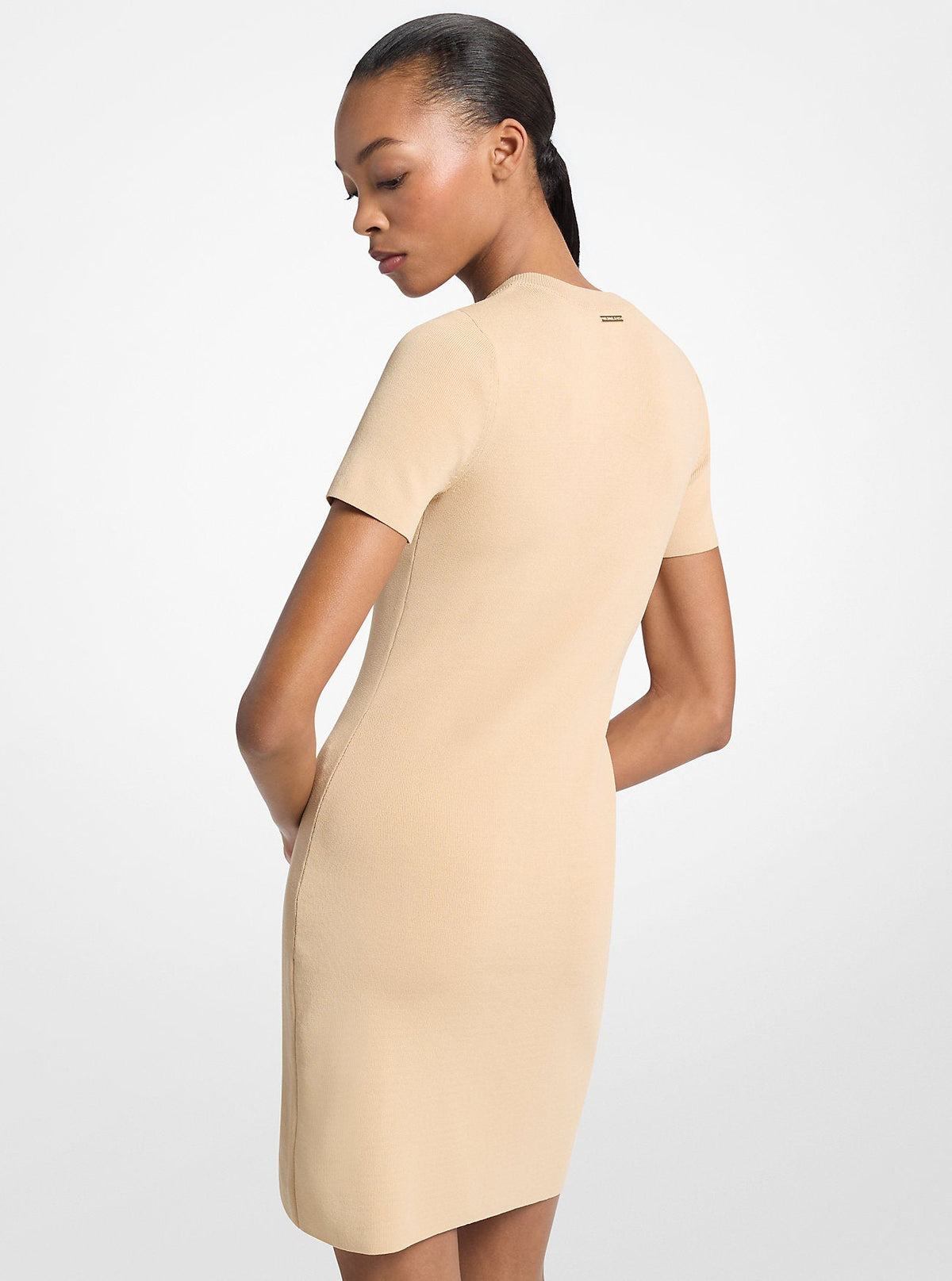 Viscose Blend Mini Dress