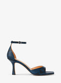 Amali Snake Embossed Sandal