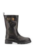 Mid-Calf Boots With Polished Finish