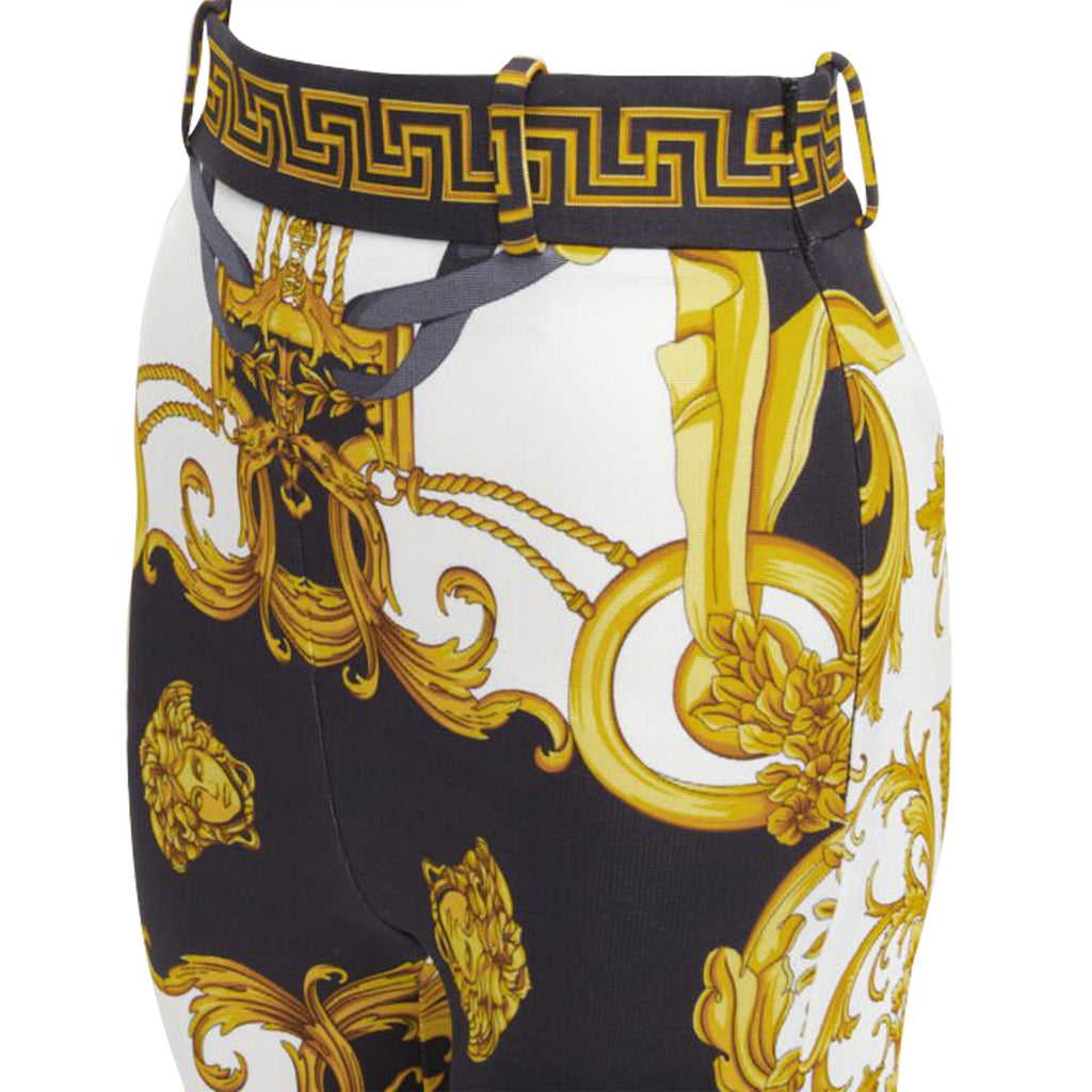 Versace Rodeo Barocco harness legging pants