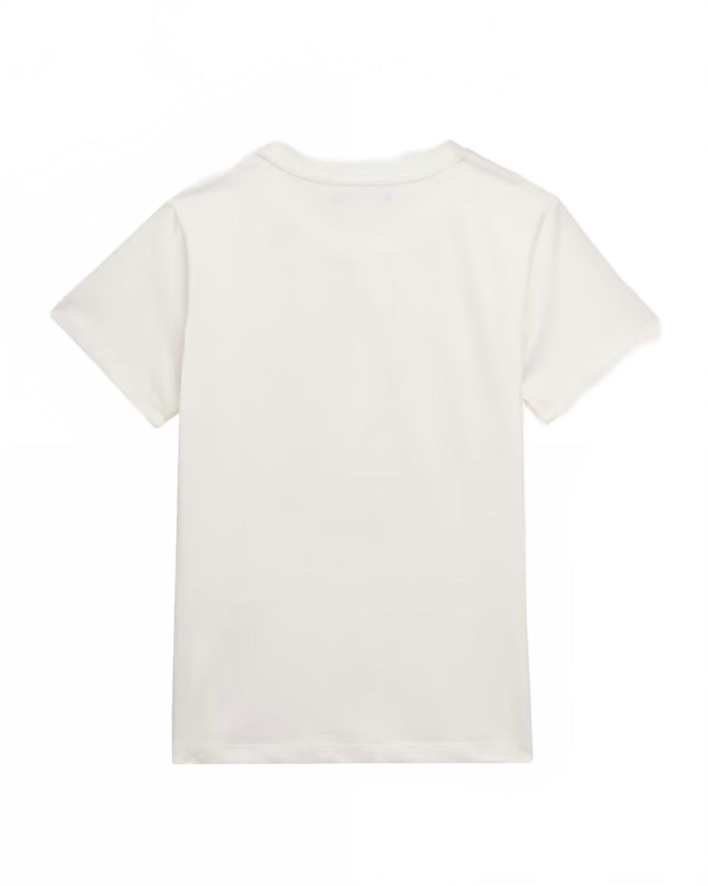 Girls' Medusa Greca Print Tee In White/silver