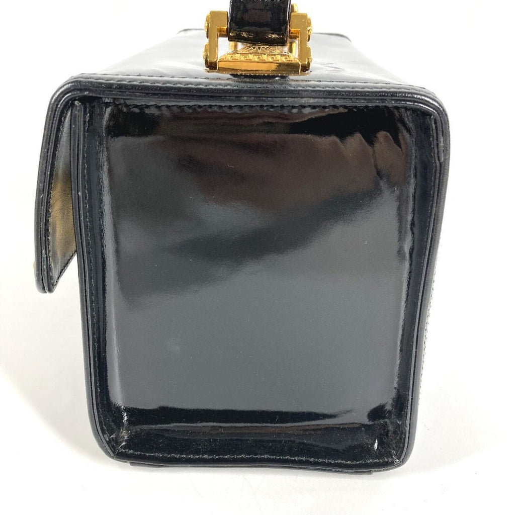 Versace Patent Leather Handbag Vanity Bag (Pre-Owned)