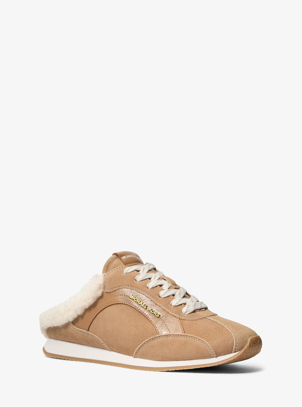 Avi Faux Shearling Trim Slip-On Sneaker