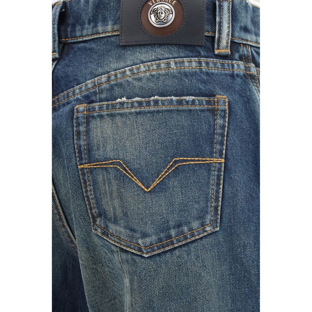 Versace Cotton Straight-Leg Women's Jeans