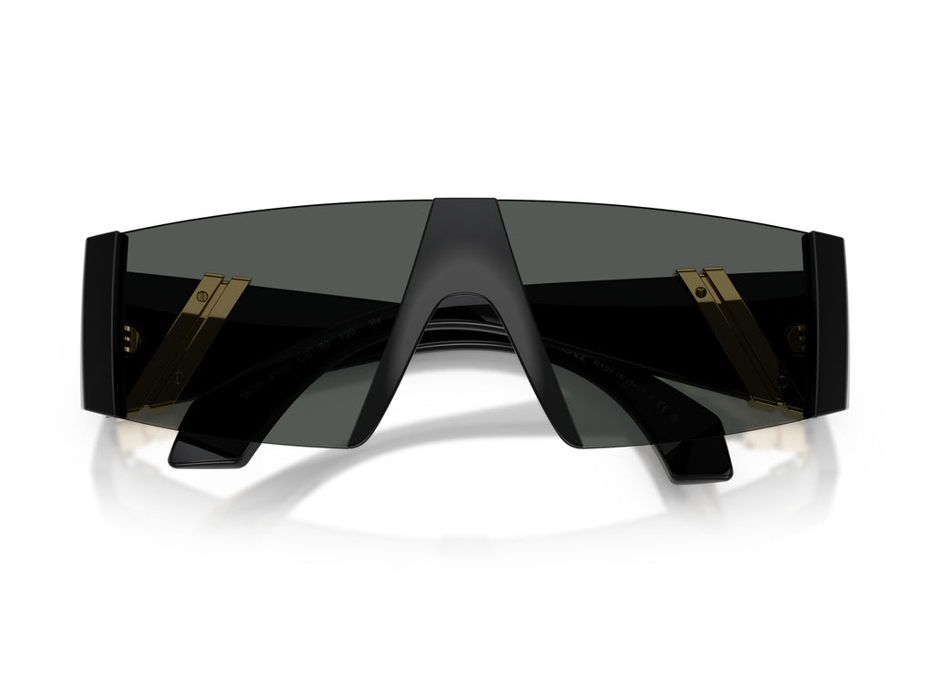 Gold 0ve4516 Oversized Shield Sunglasses