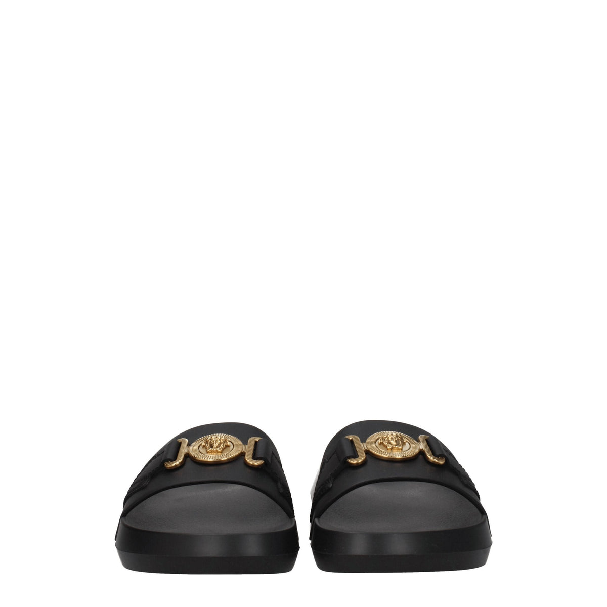Versace Leather Women's Slippers