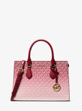 Sheila Medium Ombré Signature Logo Satchel