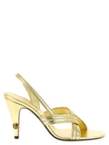 Versace Lamb Leather Stiletto Heel Women's Sandals