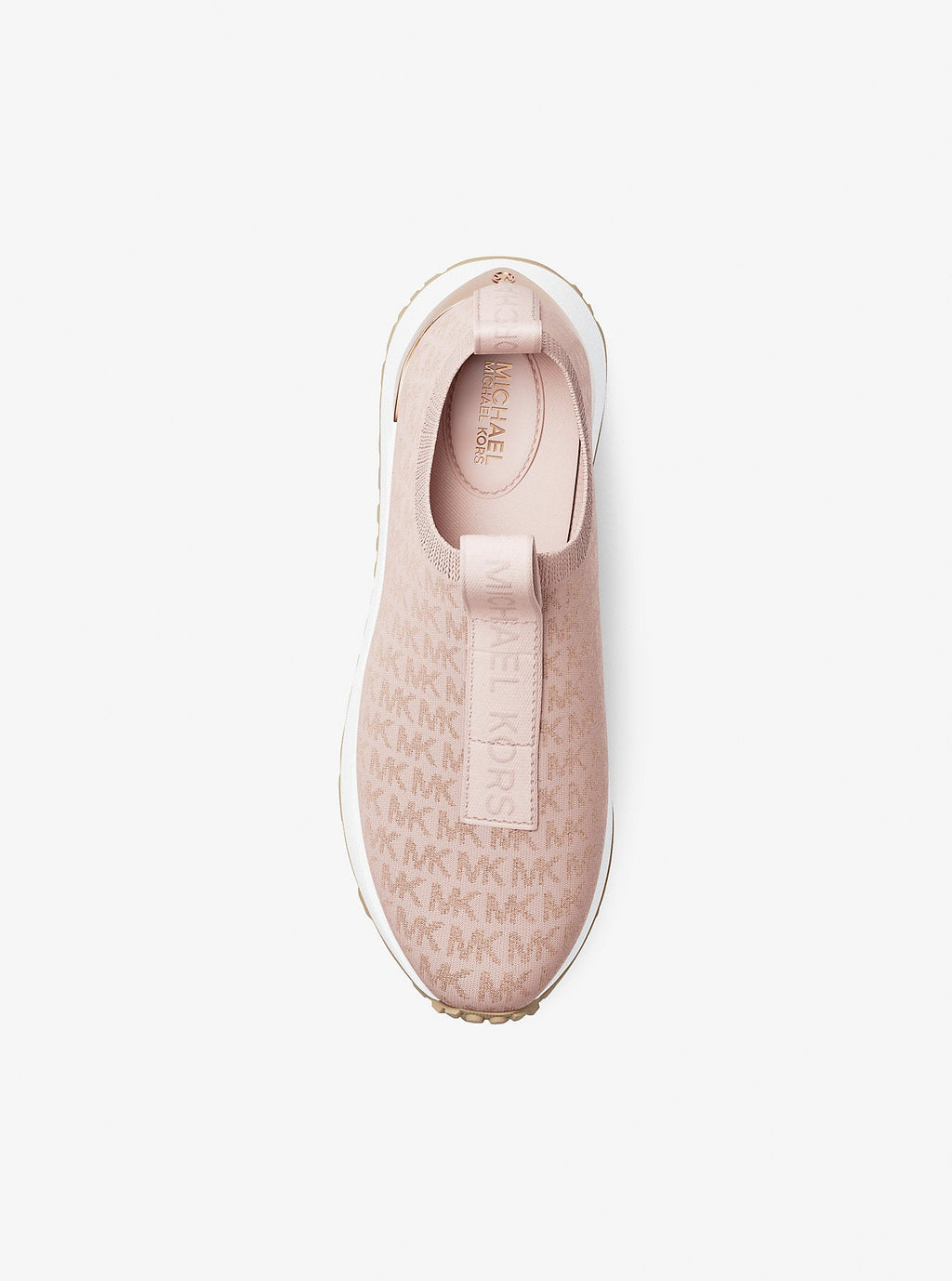Bodie Metallic Logo Knit Slip-On Sneaker