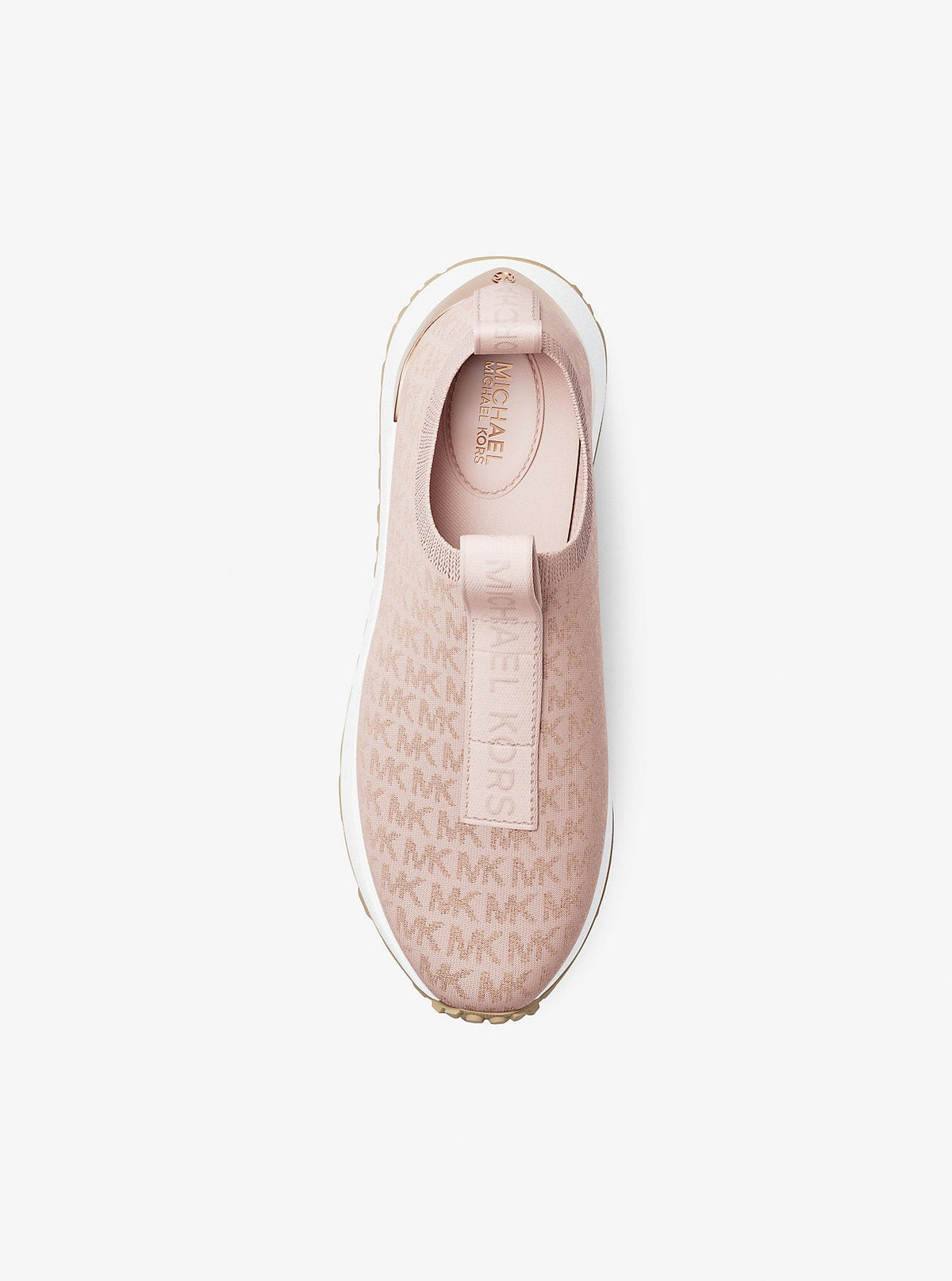 Bodie Metallic Logo Knit Slip-On Sneaker