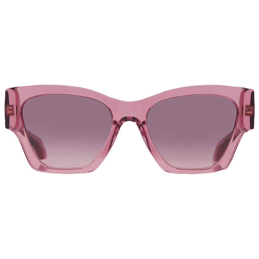 Versace Pink Gradient Square Ladies Sunglasses VE4492U 551646 53