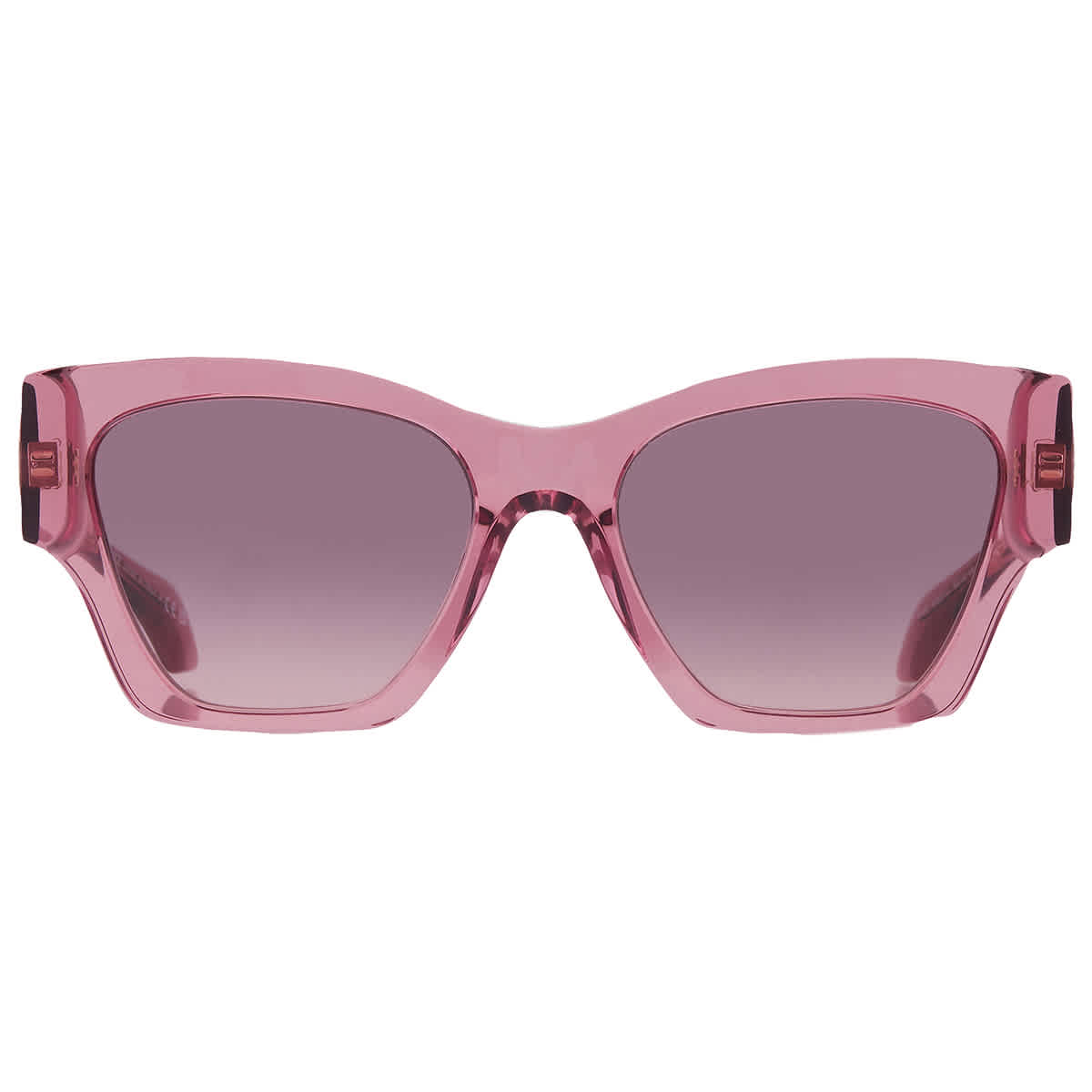 Versace Pink Gradient Square Ladies Sunglasses VE4492U 551646 53