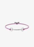 Horsebit Corded Slider Bracelet