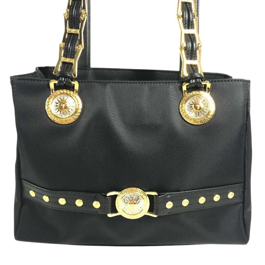 Versace Nylon Handbag Shoulder Bag (Pre-Owned)