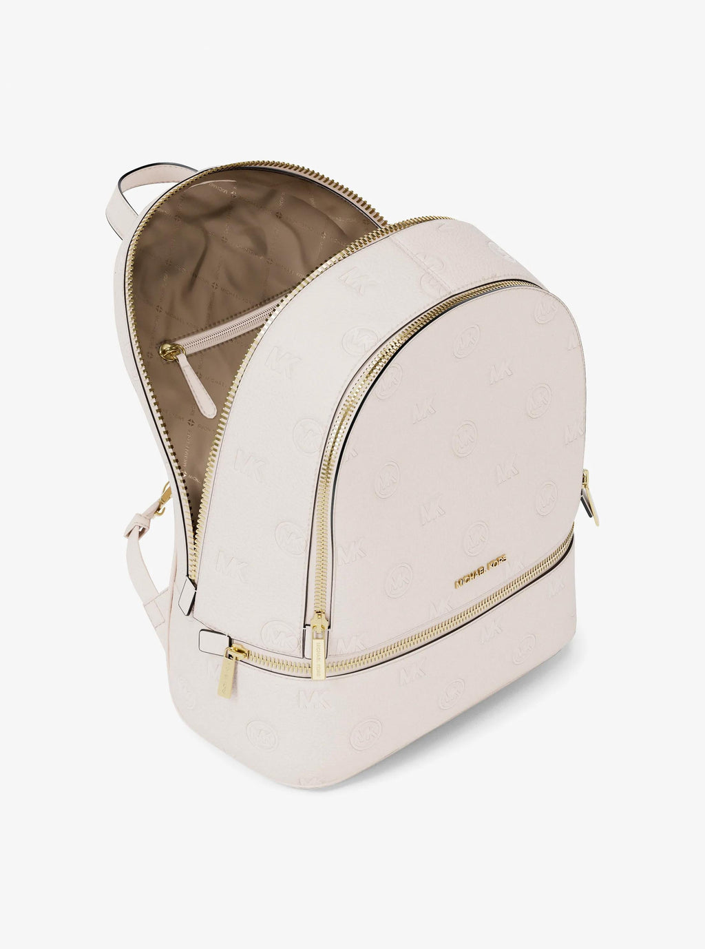 Rhea Medium Logo Debossed Backpack
