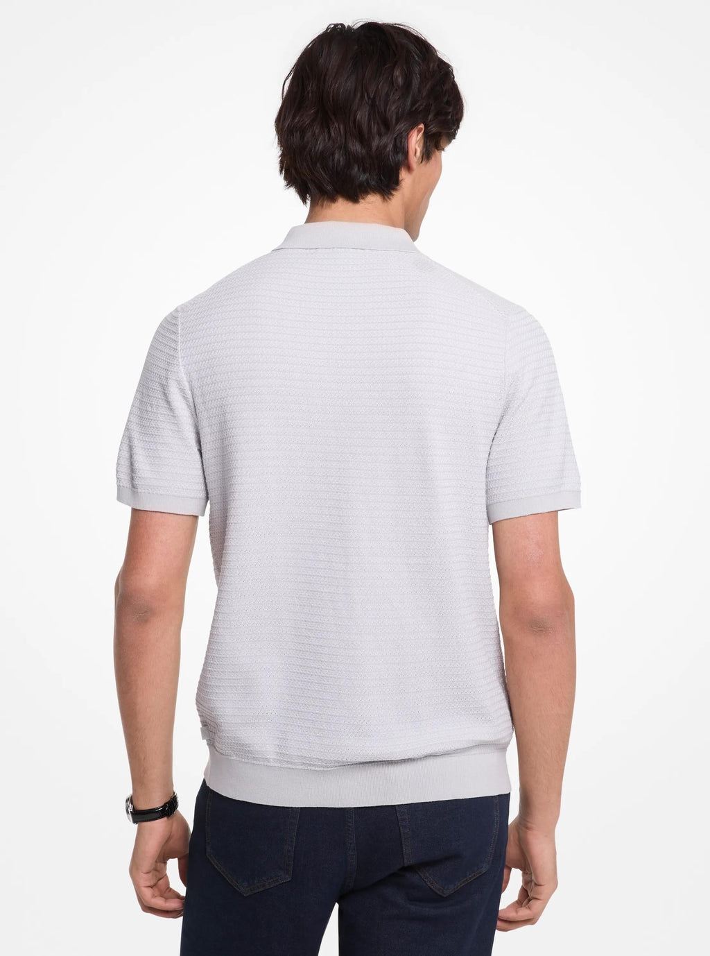 Cotton Tuck Stitch Shirt