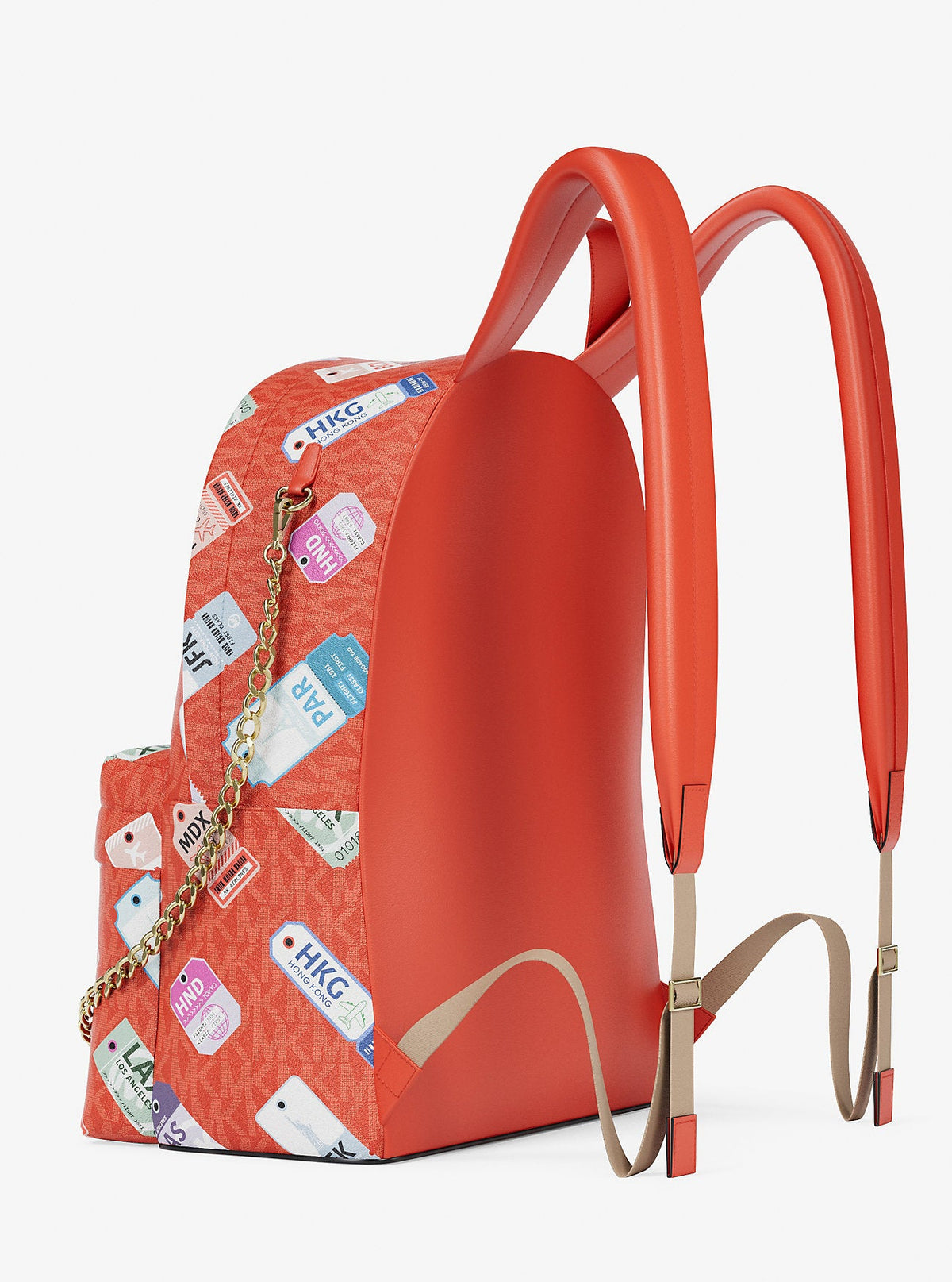 Slater Medium Printed Signature Logo Backpack