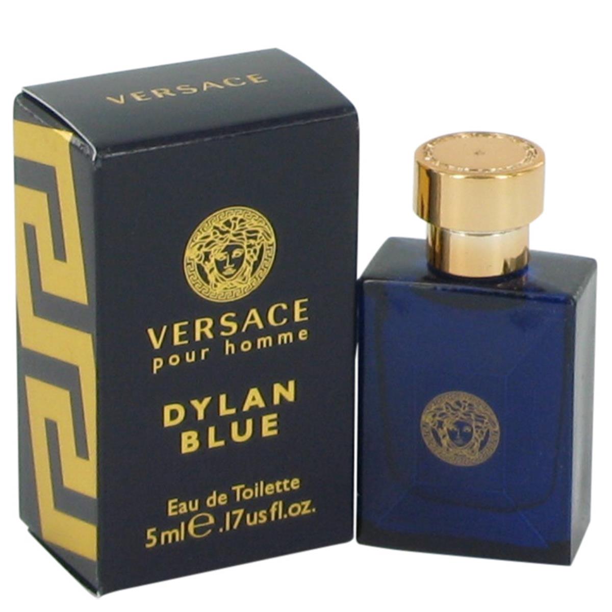 Versace 540279 0.17 oz Versace Pour Homme Dylan Blue Mini Eau De Toilette Spray for Mens