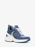 Katrina Frayed Denim Trainer