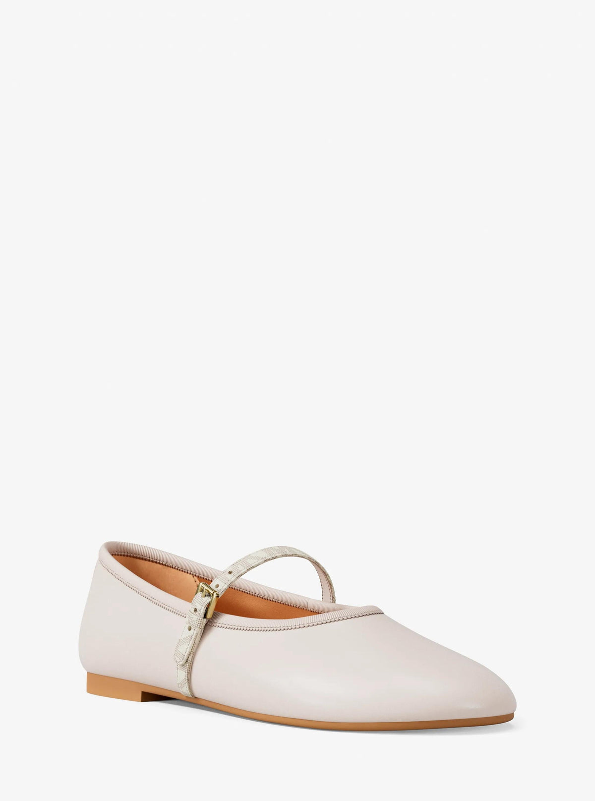 Phoebe Signature Logo Trim Ballet Flat