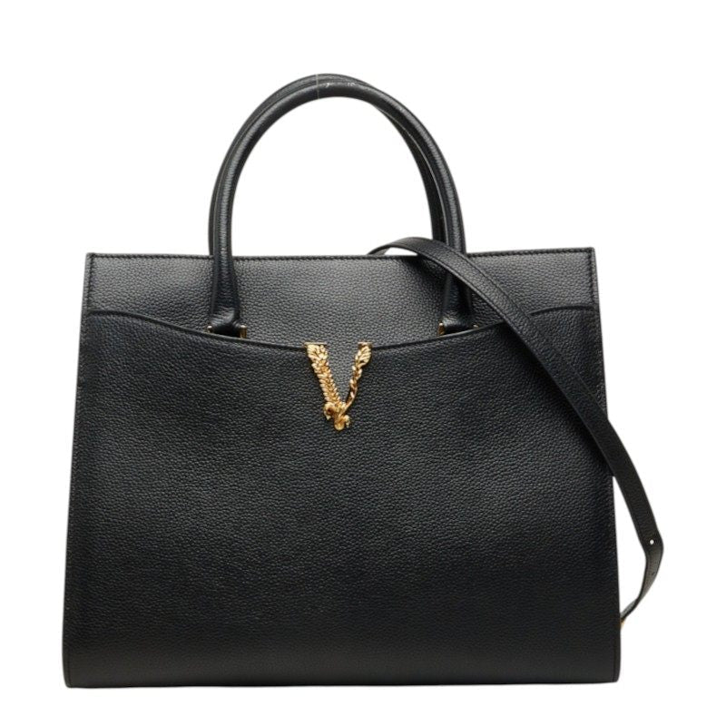 Versace Virtus Leather 2way Bag