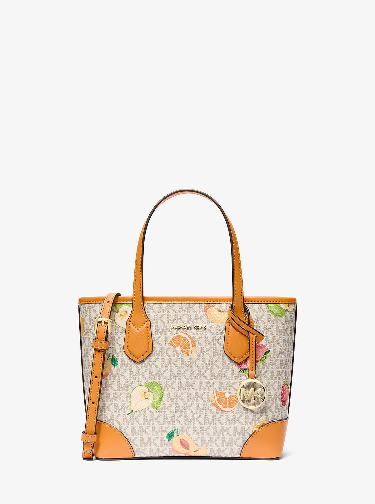 Eva Extra-Small Printed Signature Logo Convertible Tote Bag