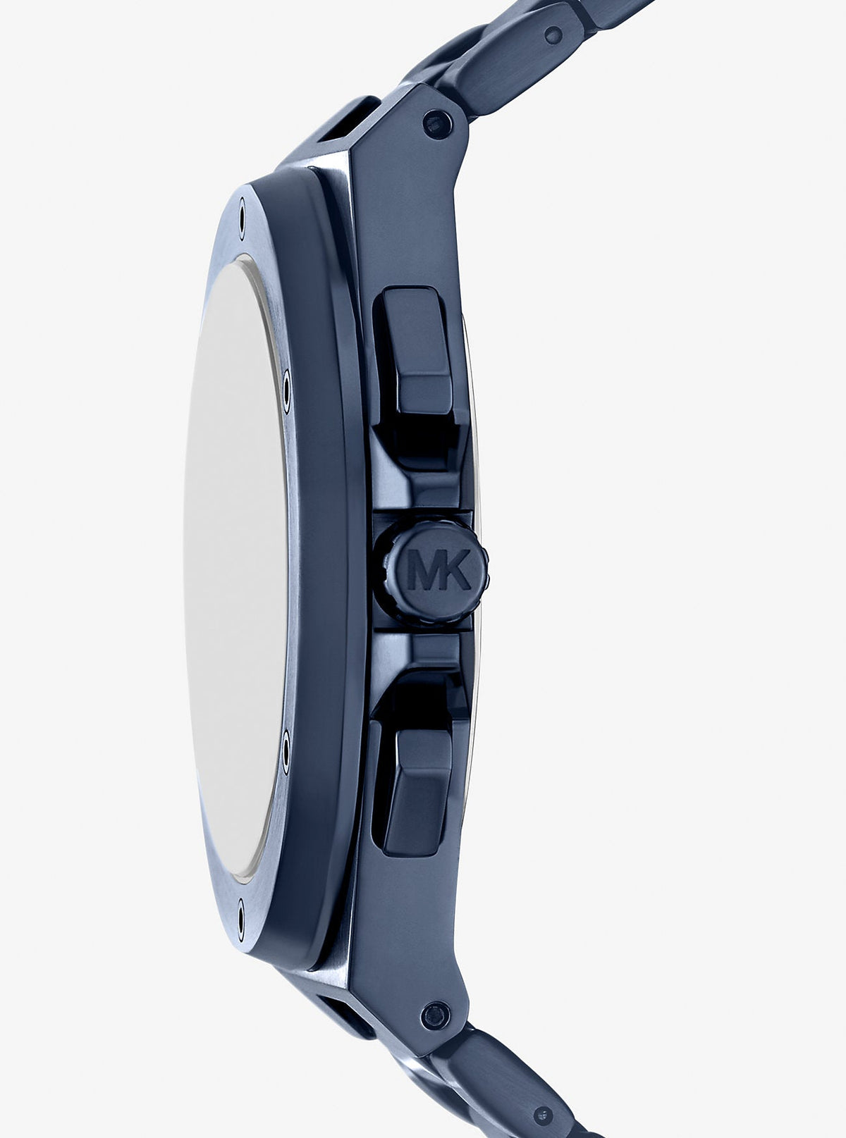 Oversized Lennox Blue-Tone Watch