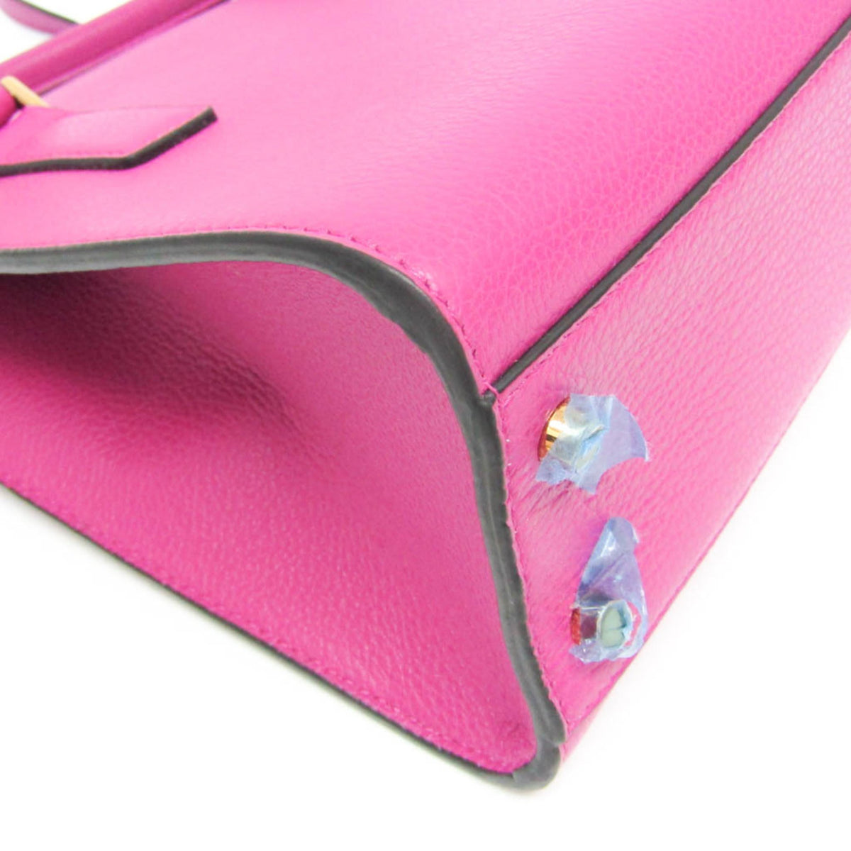 Versace pink pink Leather Handbag Shoulder Bag (Pre-Owned)