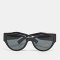Versace Black Mod 4398 Medusa Cat Eye Sunglasses