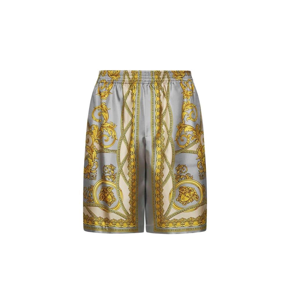 Versace Silk Bermuda Men's Shorts