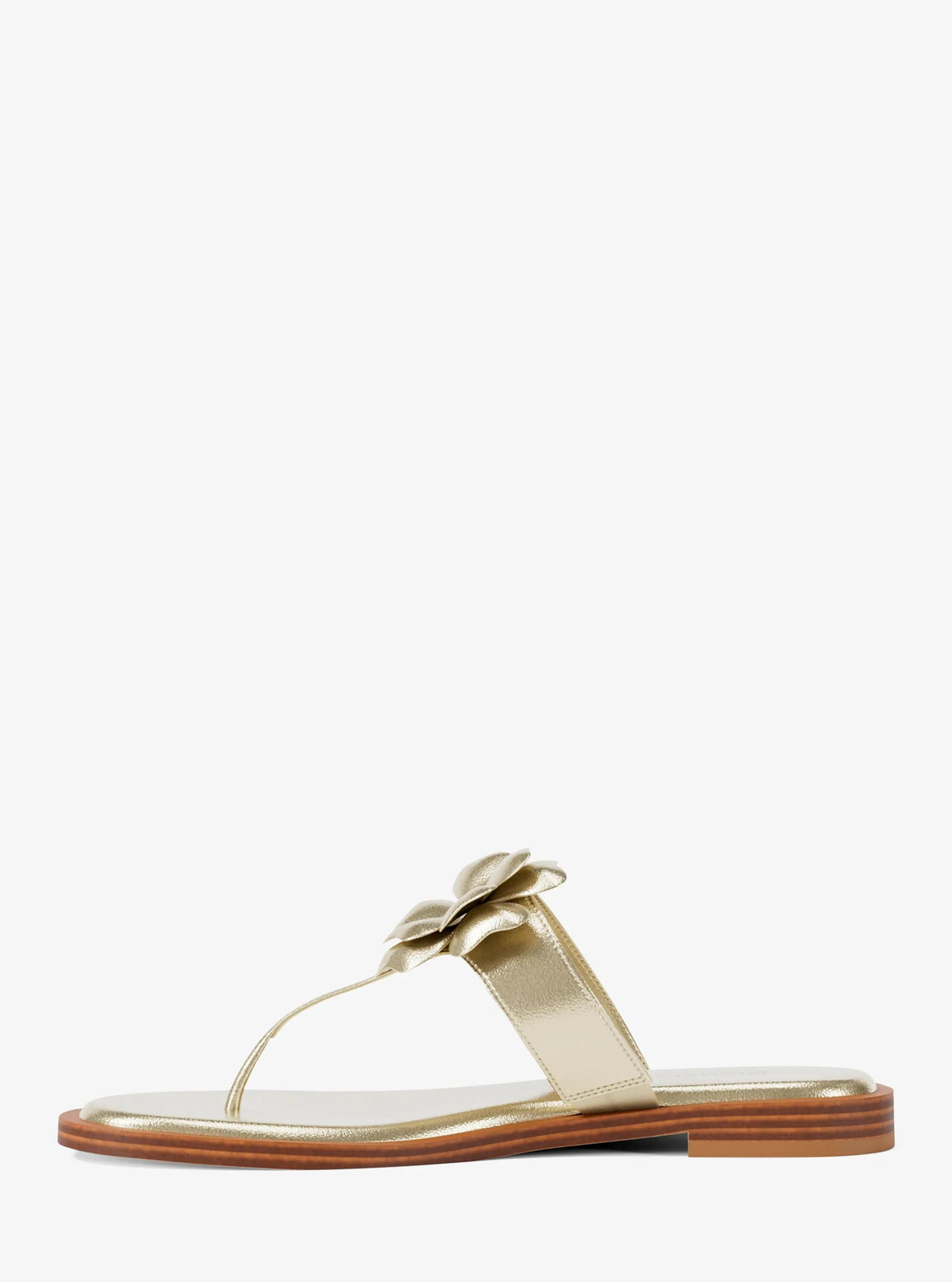 Callie Embellished Metallic Thong Sandal