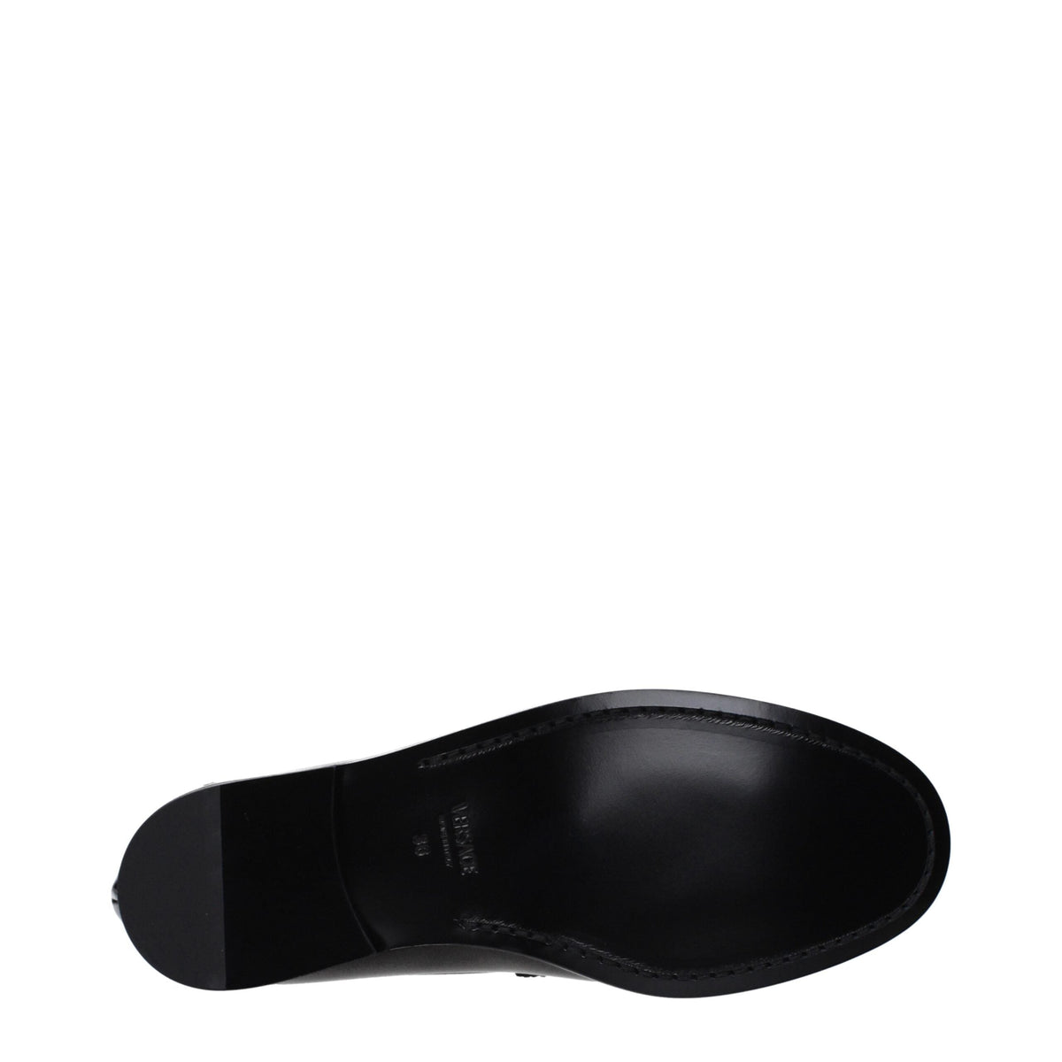 Versace Leather Slip-On Women's Loafers