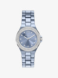 Mini Lennox Pavé Blue-Tone Watch