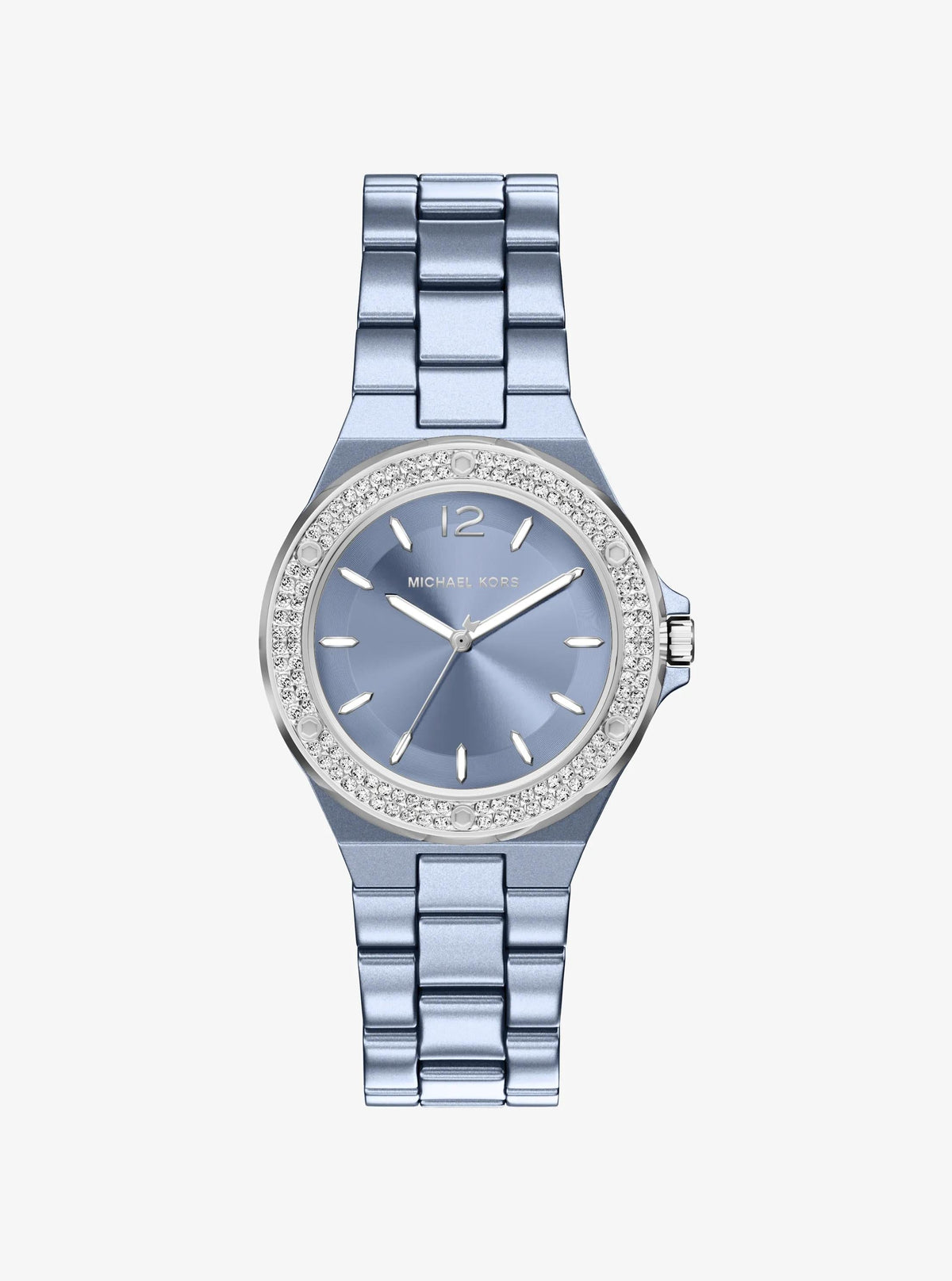 Mini Lennox Pavé Blue-Tone Watch